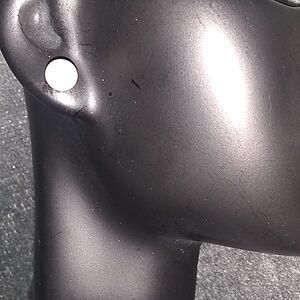 single 6mm pearl post